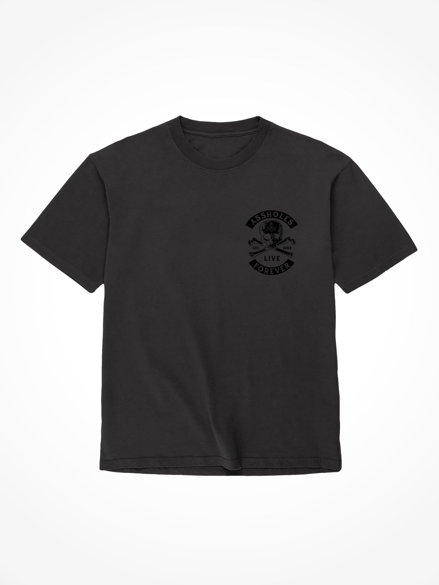 Blackout Assholes Secret Society - Black T-Shirt