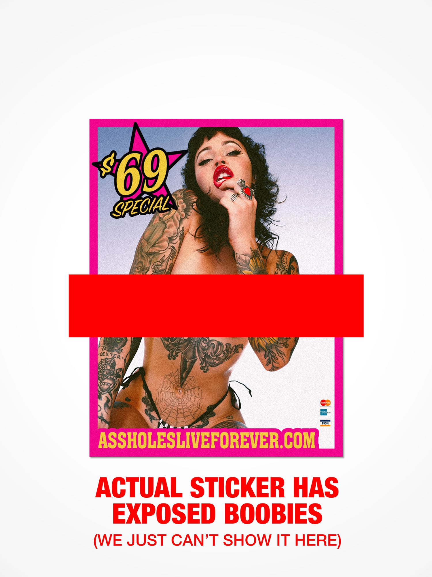 Megan - Vegas Call Girl Sticker