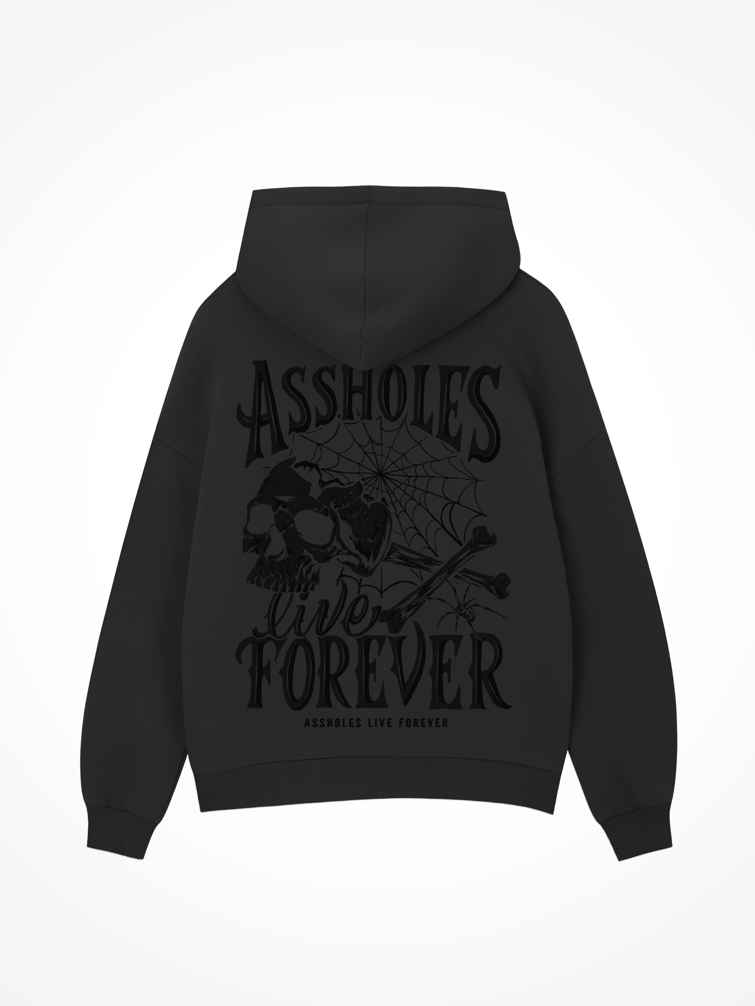 Blackout Alf Web- Black Hoodie