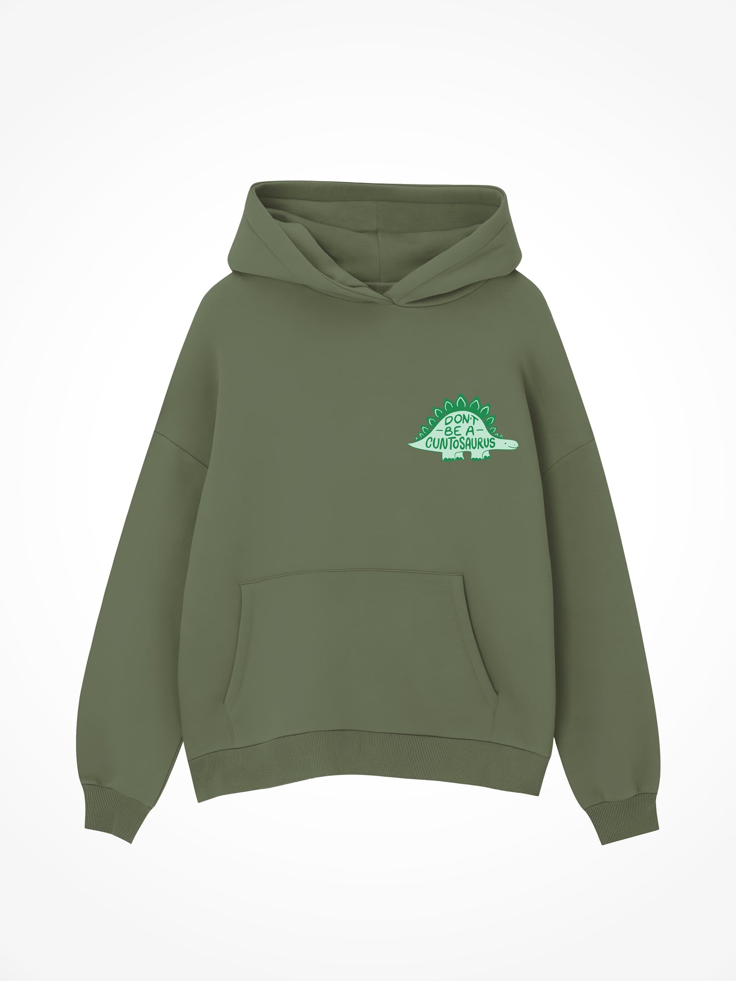 Cuntosaurus - Military Green Hoodie