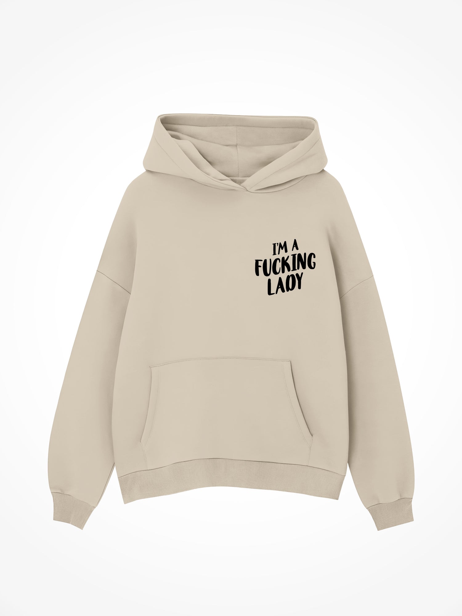 Fucking Lady - Sand Hoodie