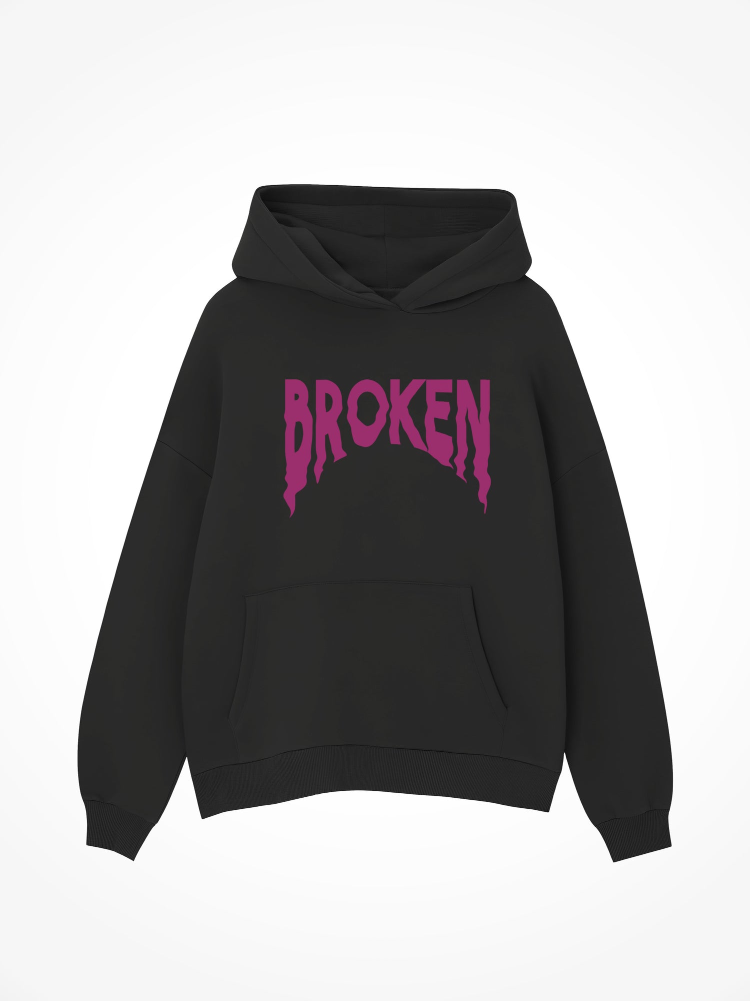 Broken Skull - Black Hoodie
