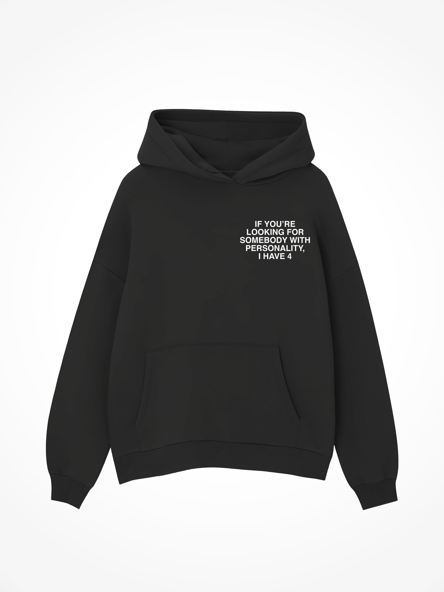 Four Personalities - Black Hoodie