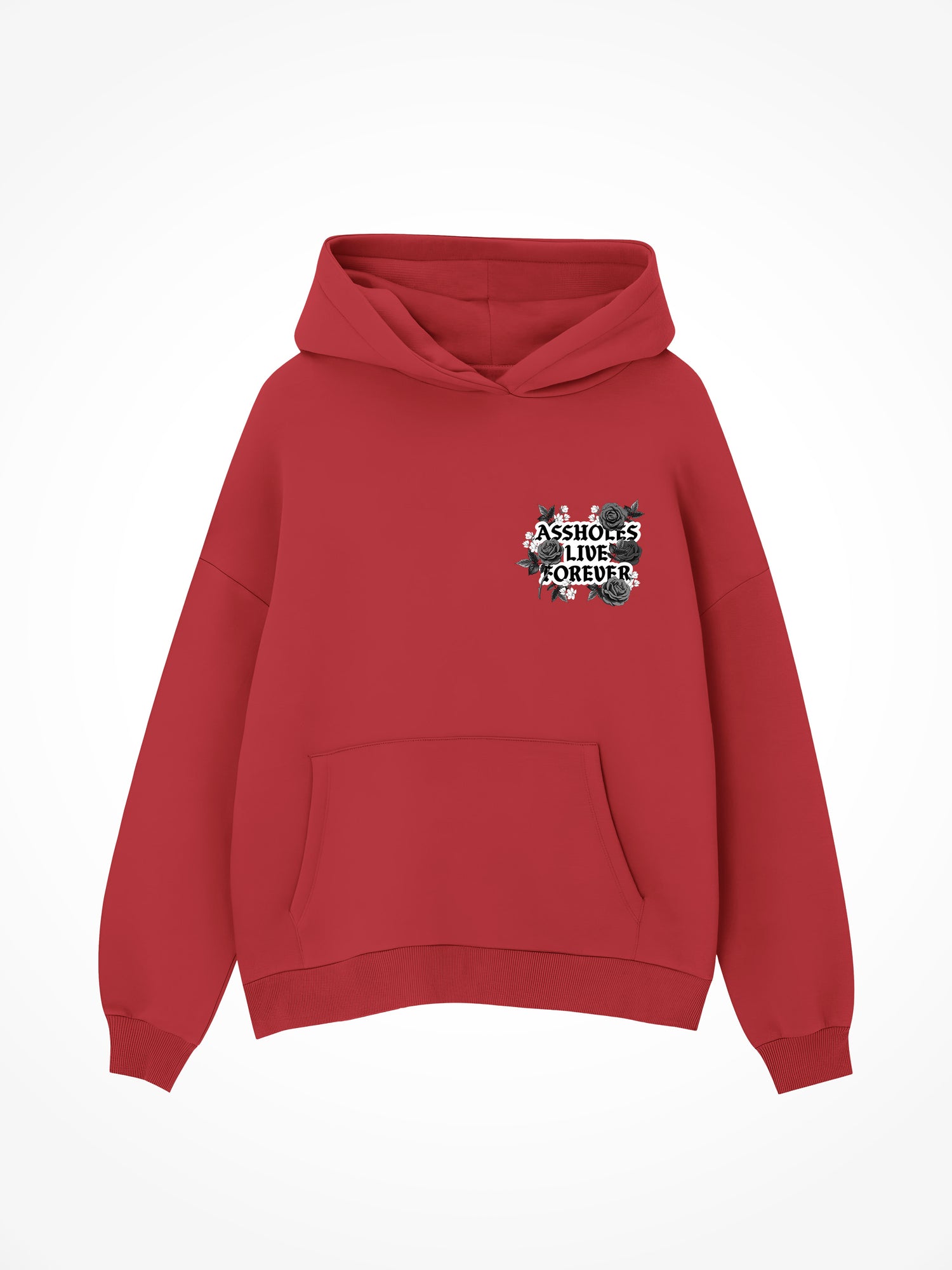ALF Black Roses - Red Hoodie