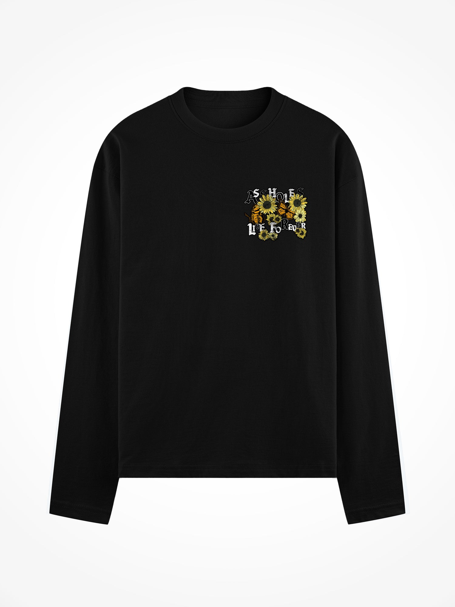 Summer Grunge - Black Long Sleeve Tee