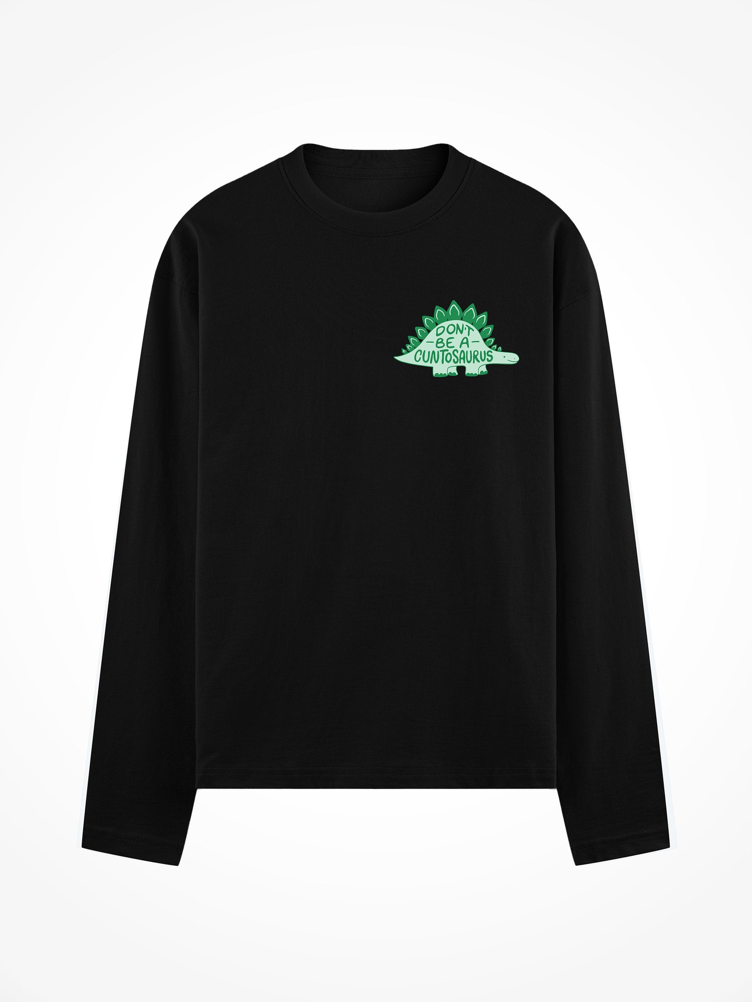 Cuntosaurus - Black Long Sleeve Tee