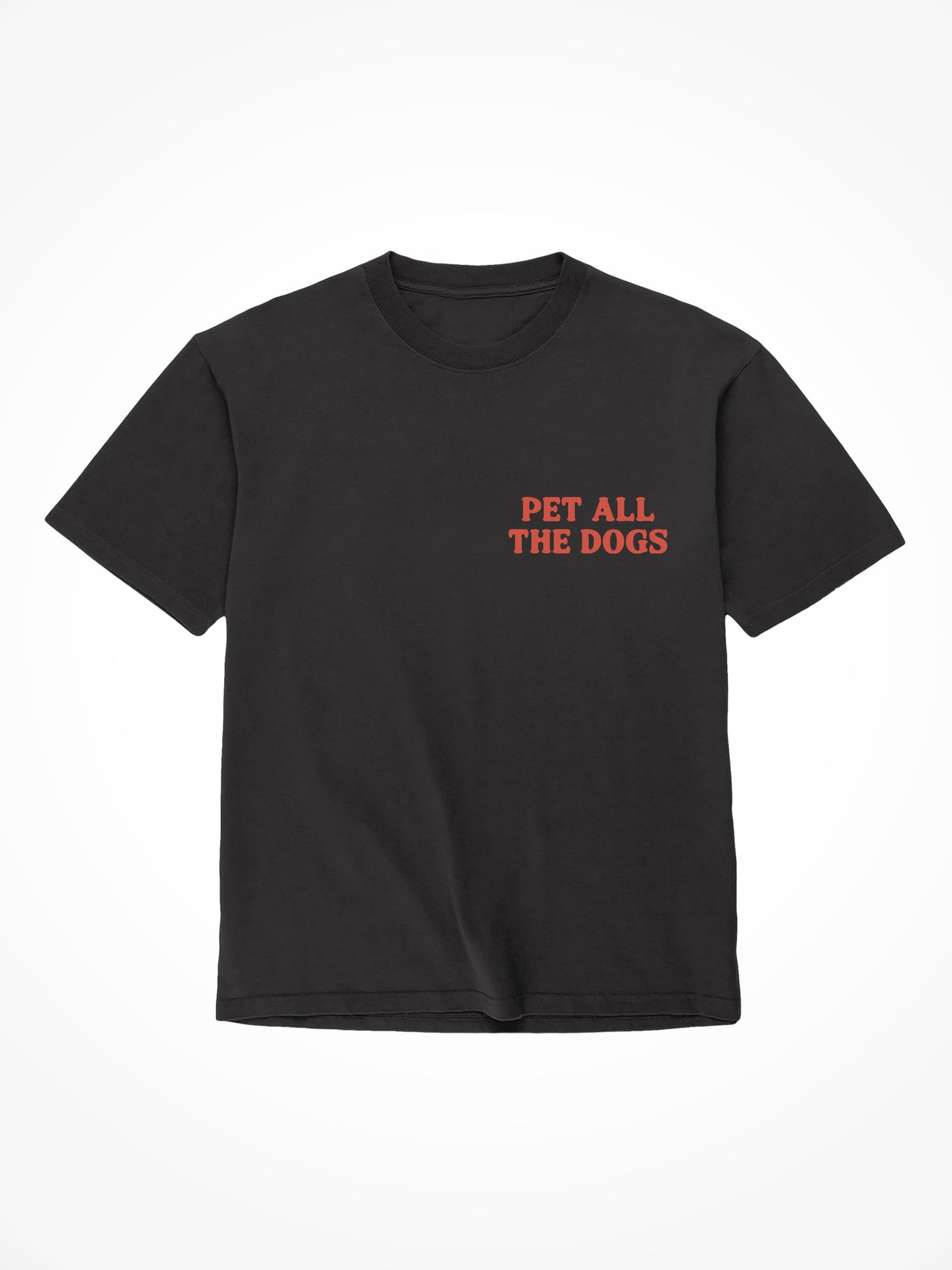Pet all the Dogs - Black T-Shirt