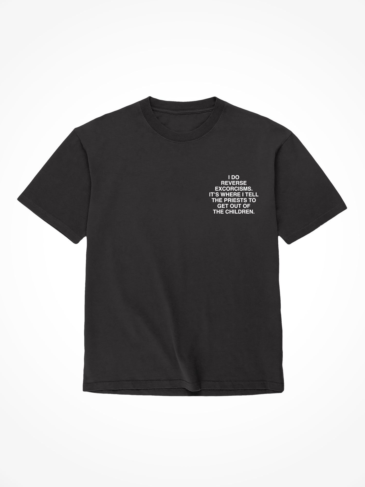 Reverse Exorcisms - Black T-Shirt