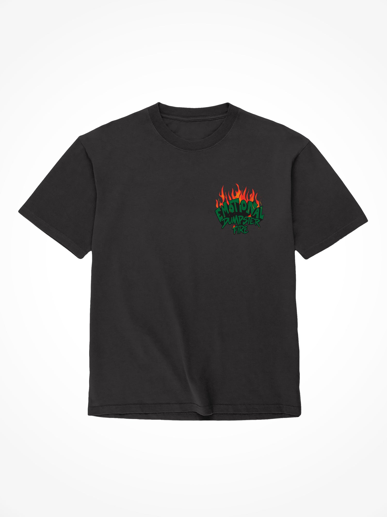 Emotional Dumpster Fire - Black T-Shirt