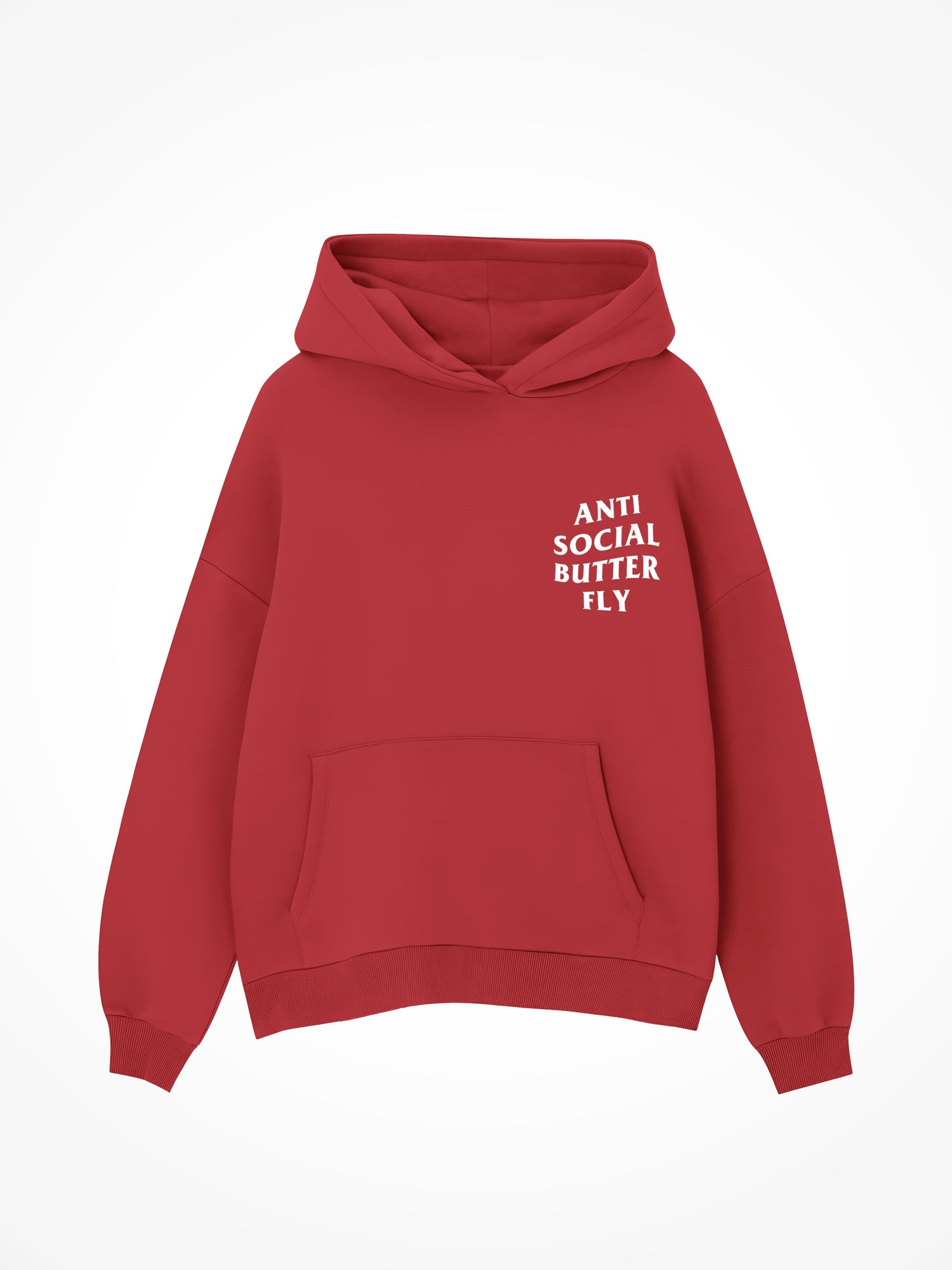 Anti Social Butterfly - Red Hoodie