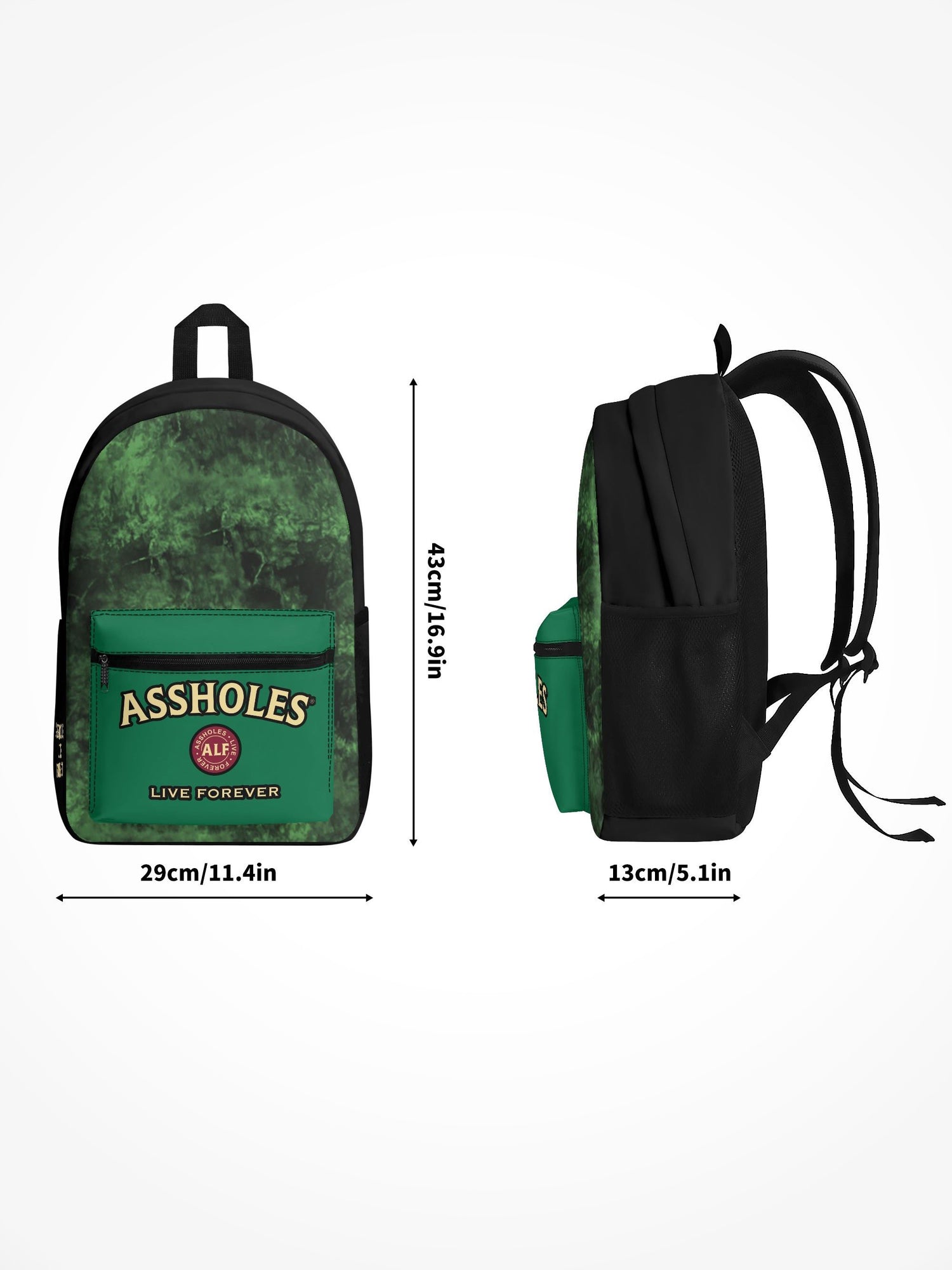 All Over Print Backpack - ALF Irish Tie Dye