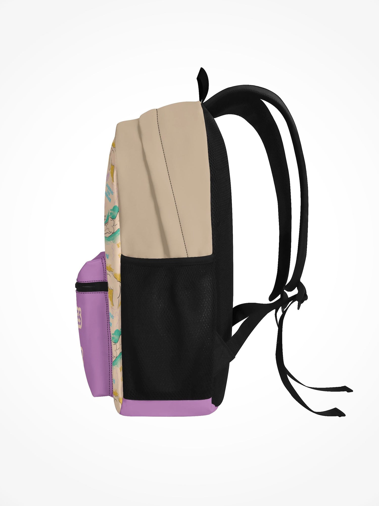 All Over Print Backpack - ALF Nude Purple