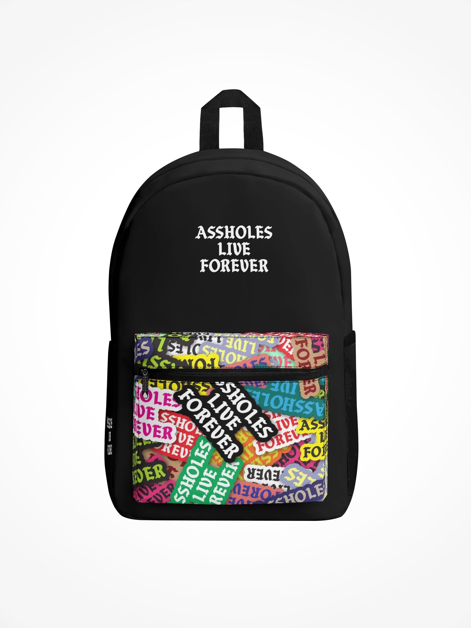 All Over Print Backpack - Emotional Baggage Stickers Pocket ...