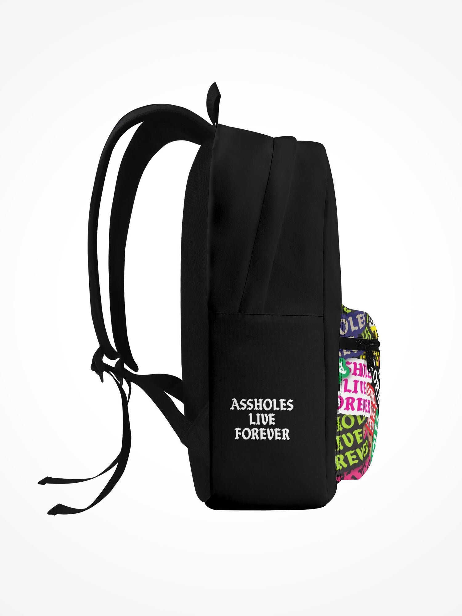 All Over Print Backpack - Emotional Baggage Stickers Pocket