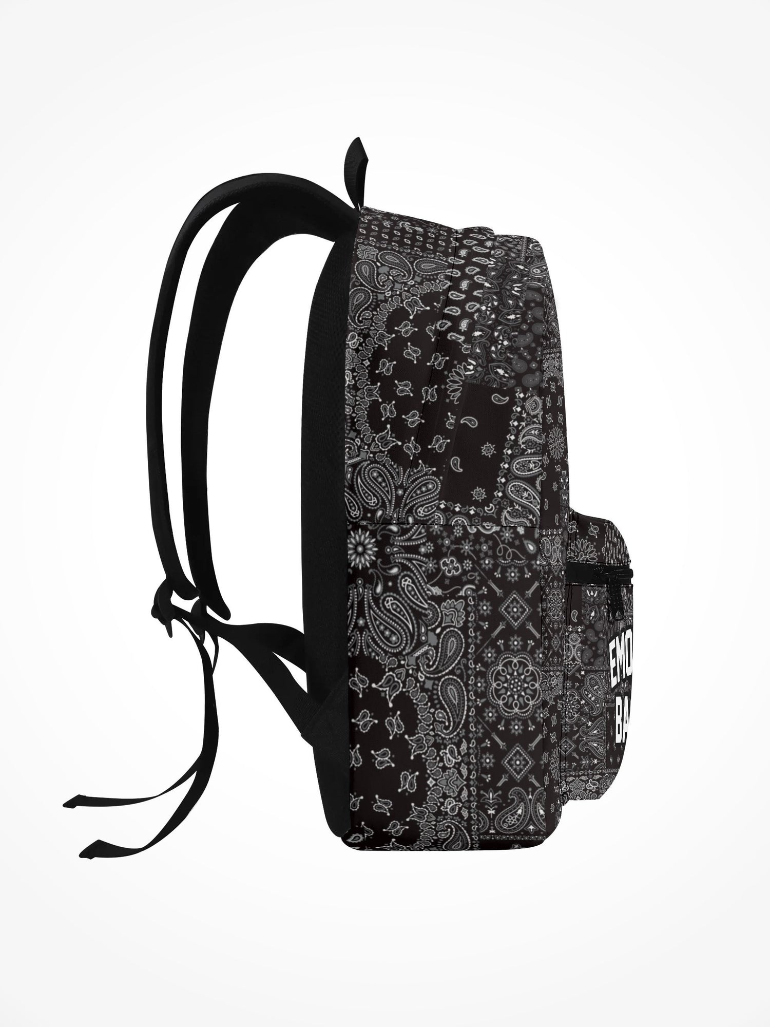 All Over Print Backpack - Emotional Baggage Black Bandana