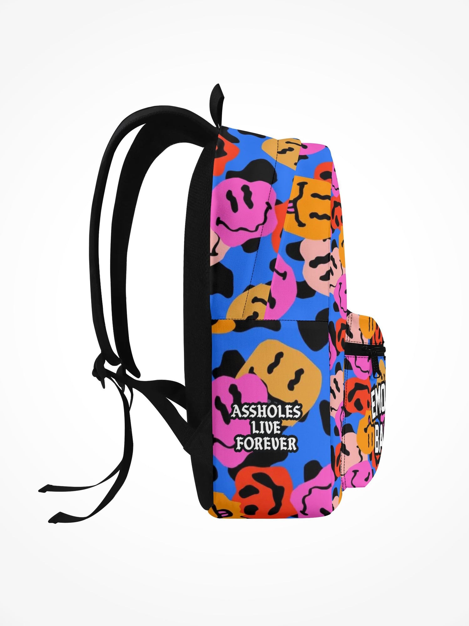 All Over Print Backpack - Emotional Baggage Melting Smilies