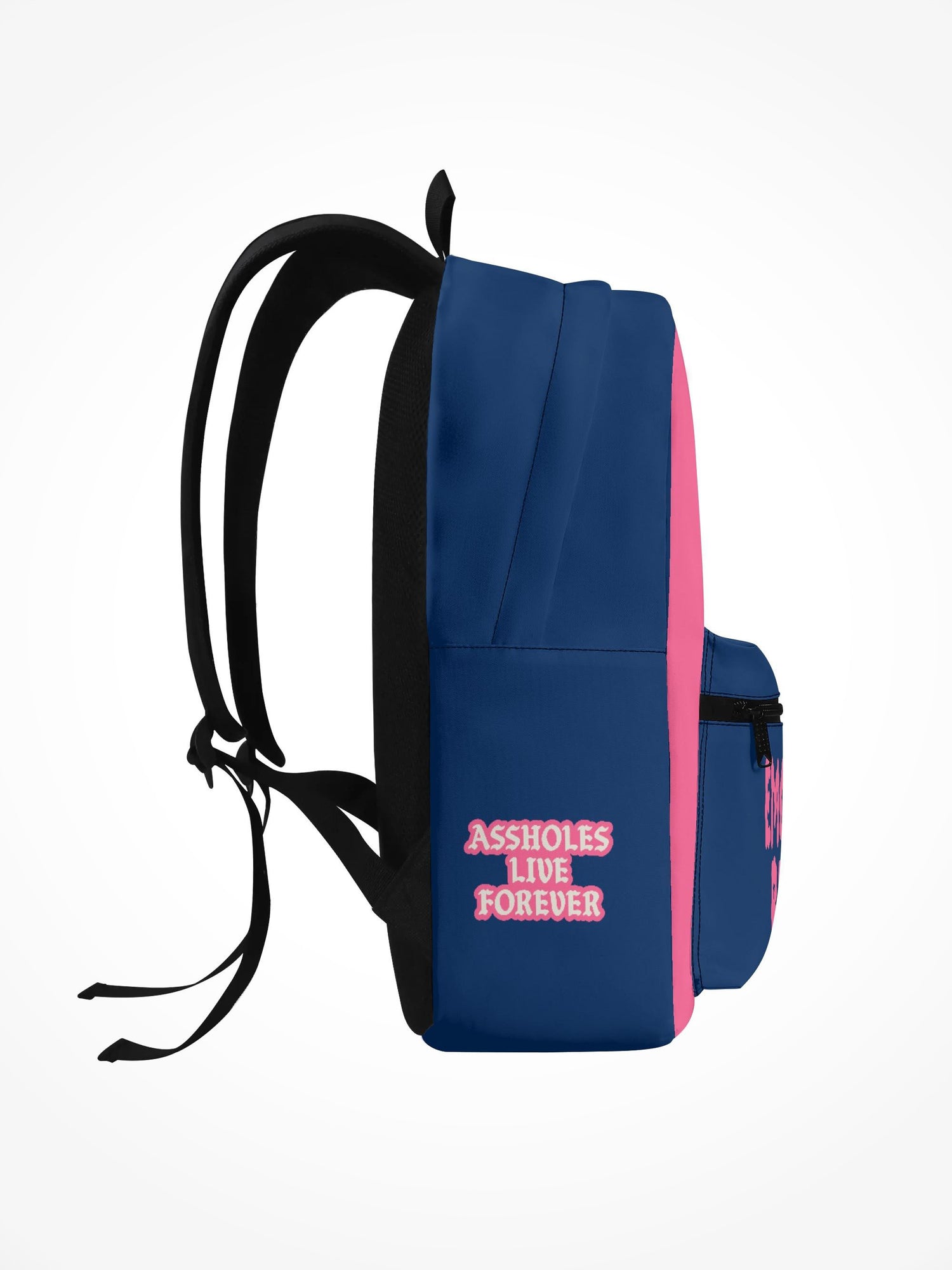 All Over Print Backpack - Emotional Baggage Pink Blue