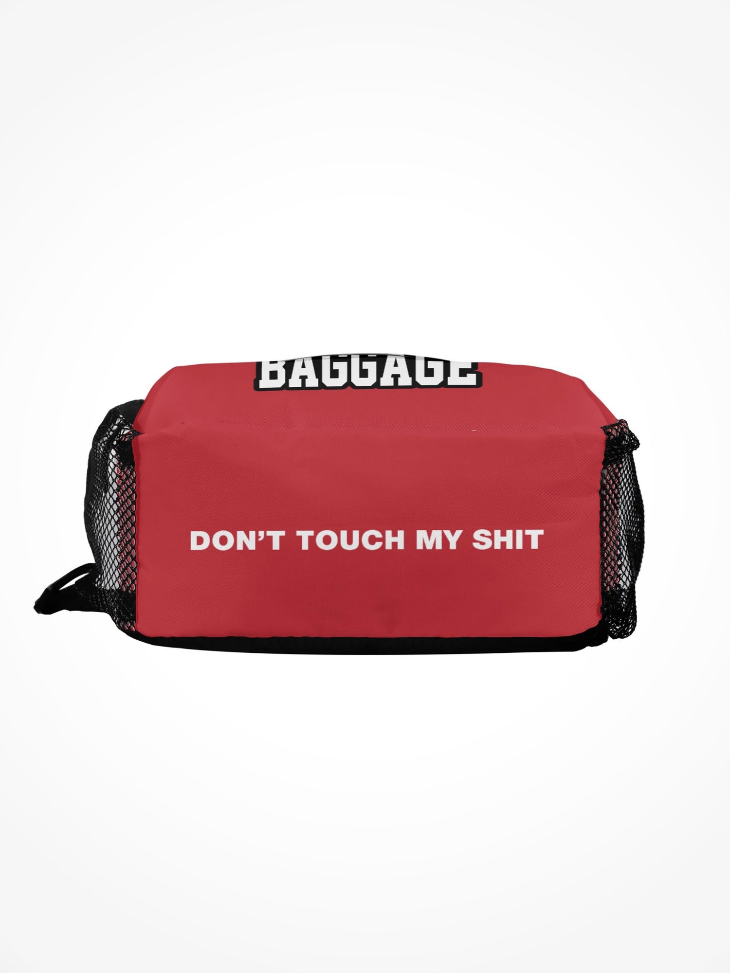 All-Over-Print Chest Crossbody Bag - Emotional Baggage Red