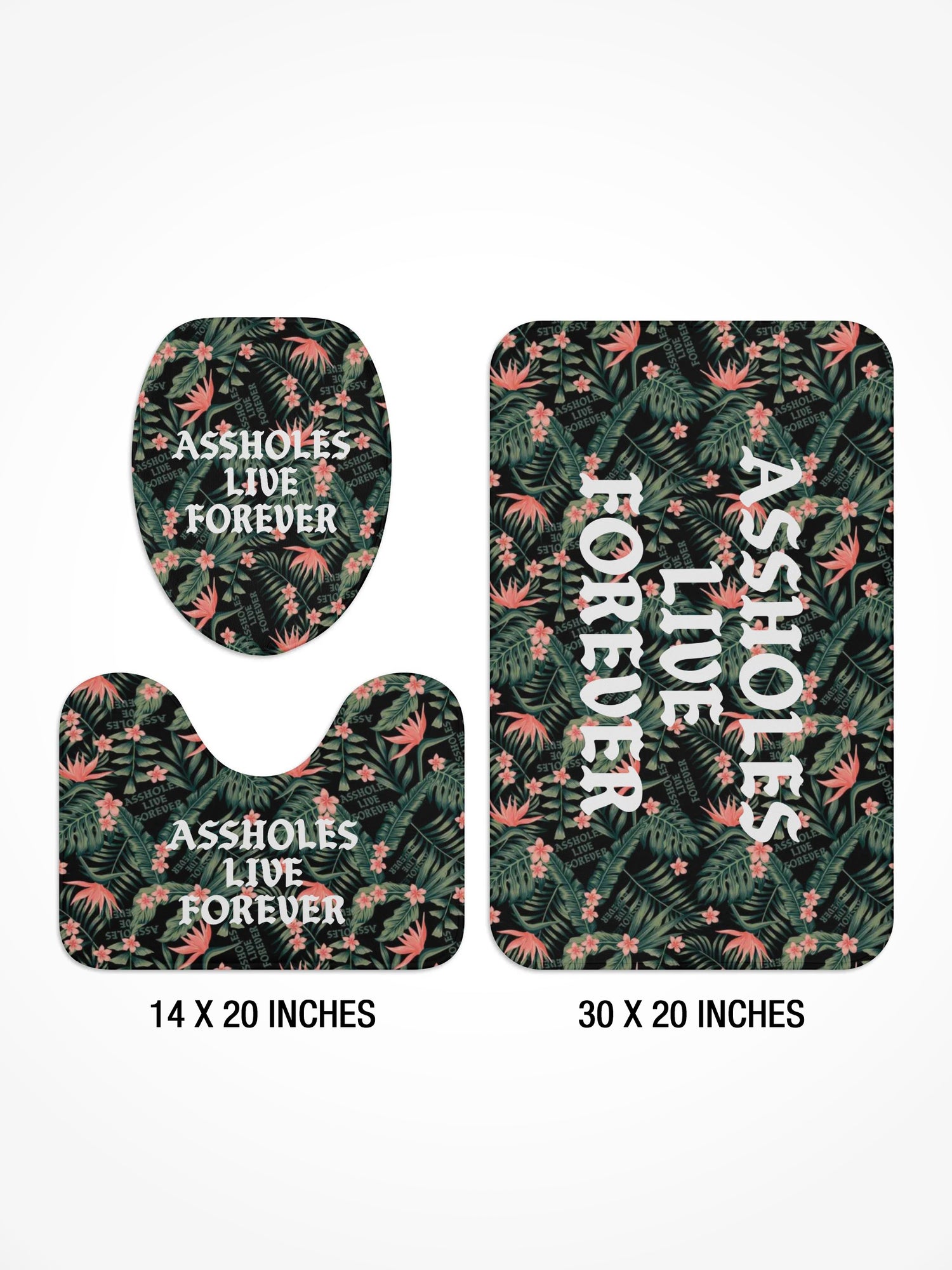 Bathroom Toilet Set - ALF OG TROPICAL