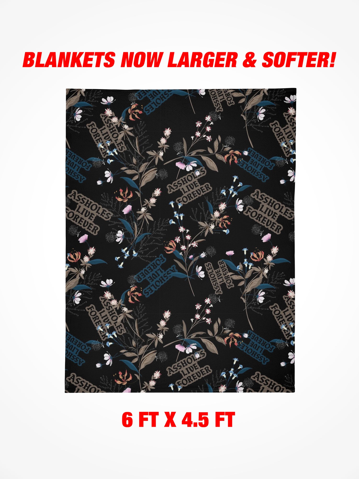 Fleece Blanket - ALF BLOSSOMS