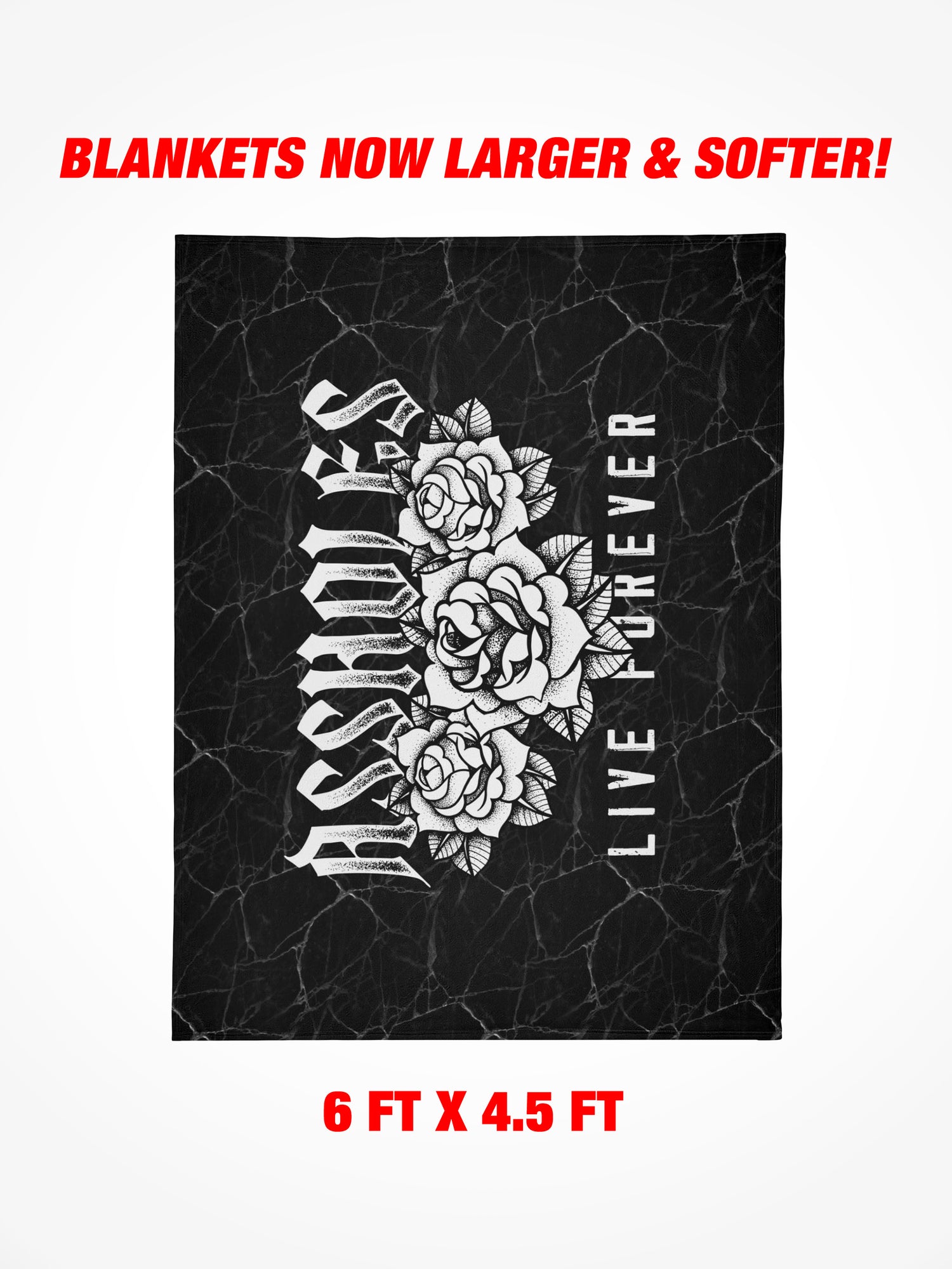 Fleece Blanket - ALF ROSES