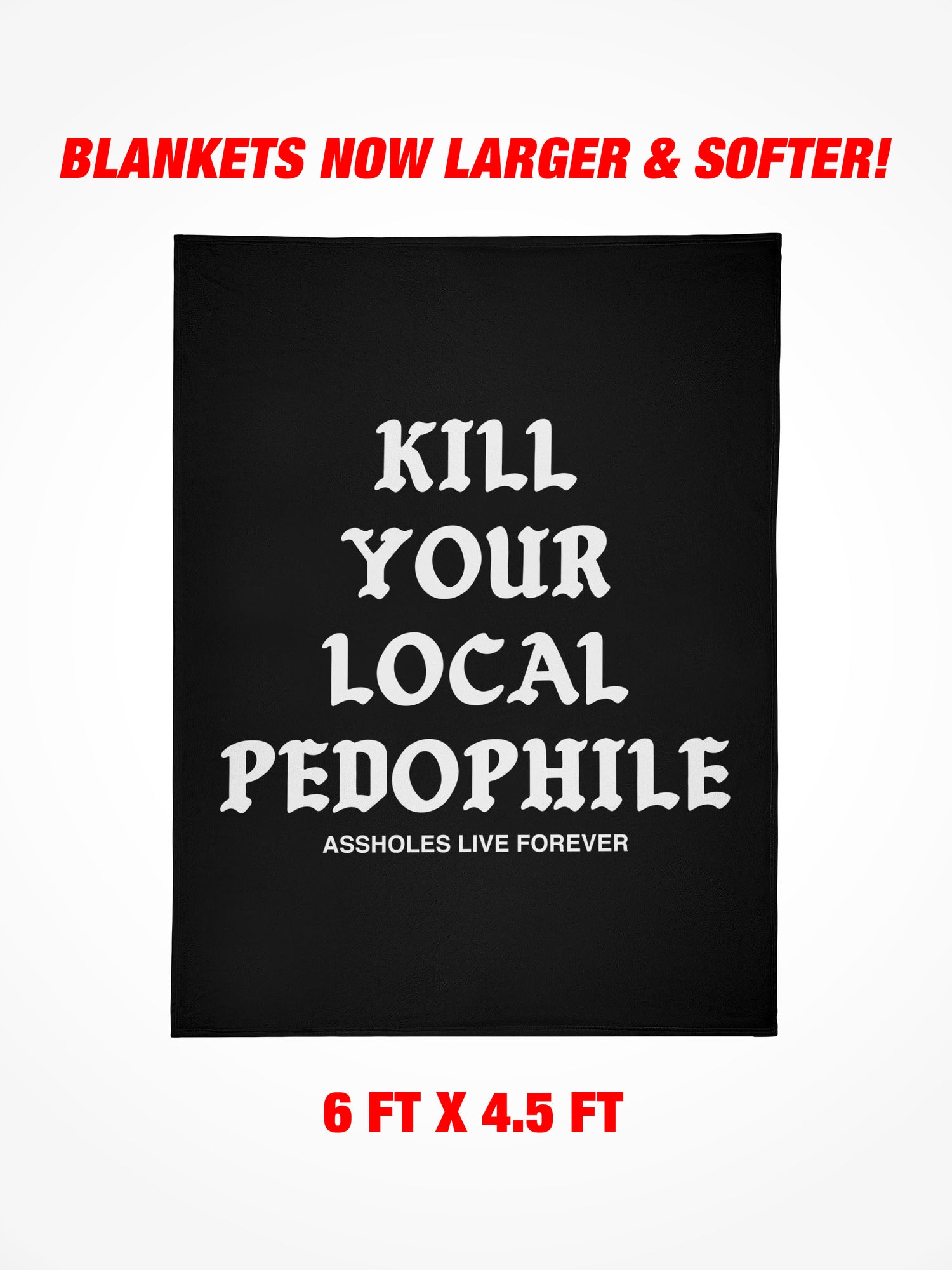 Fleece Blanket - KILL PEDO