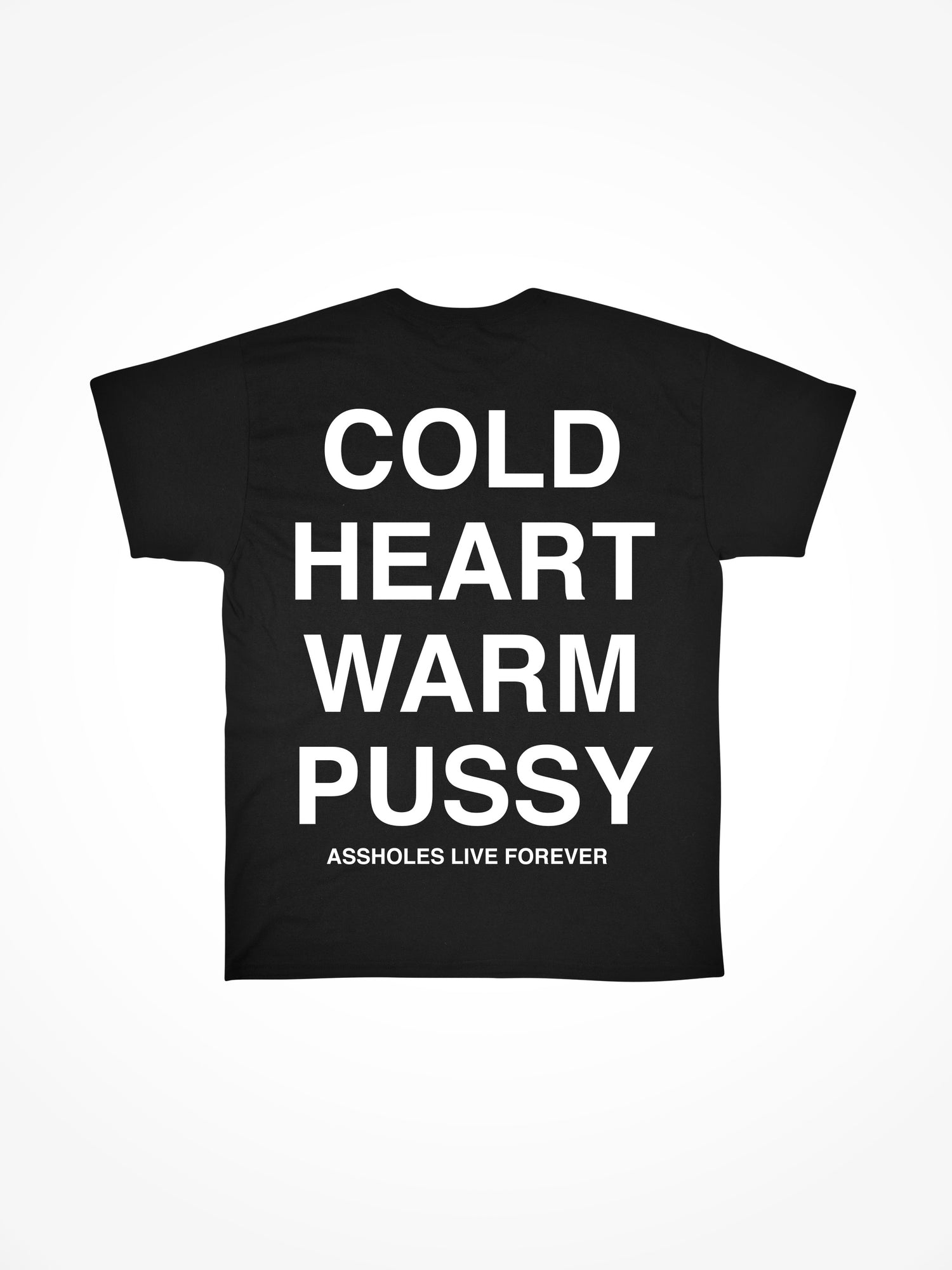 Cold Heart Warm Pussy  - Black T-Shirt