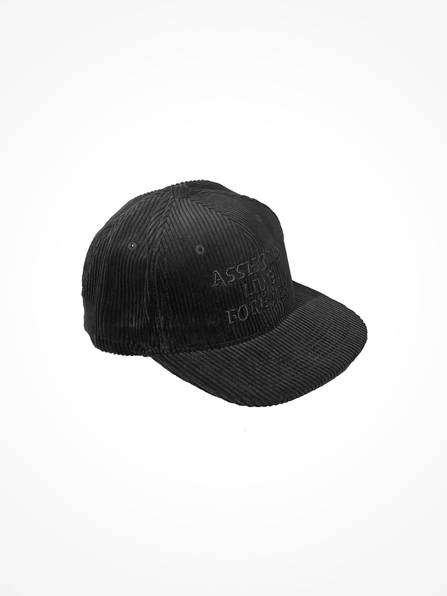 ALF 6 Panel Corduroy Snapback - Blackout