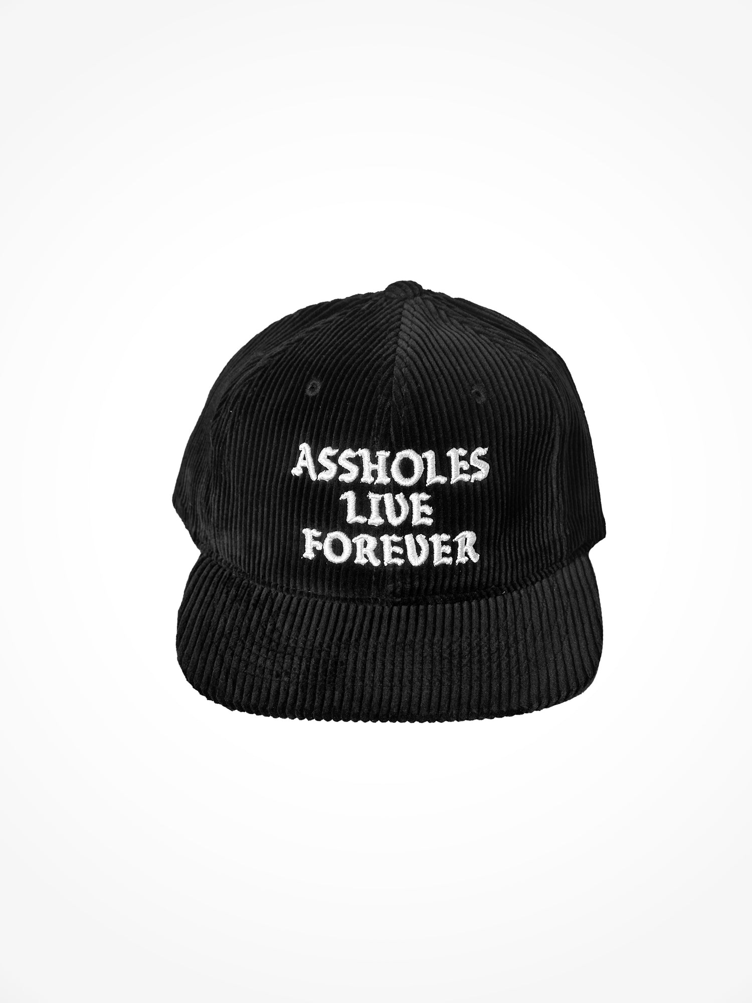 ALF 6 Panel Corduroy Snapback - Black