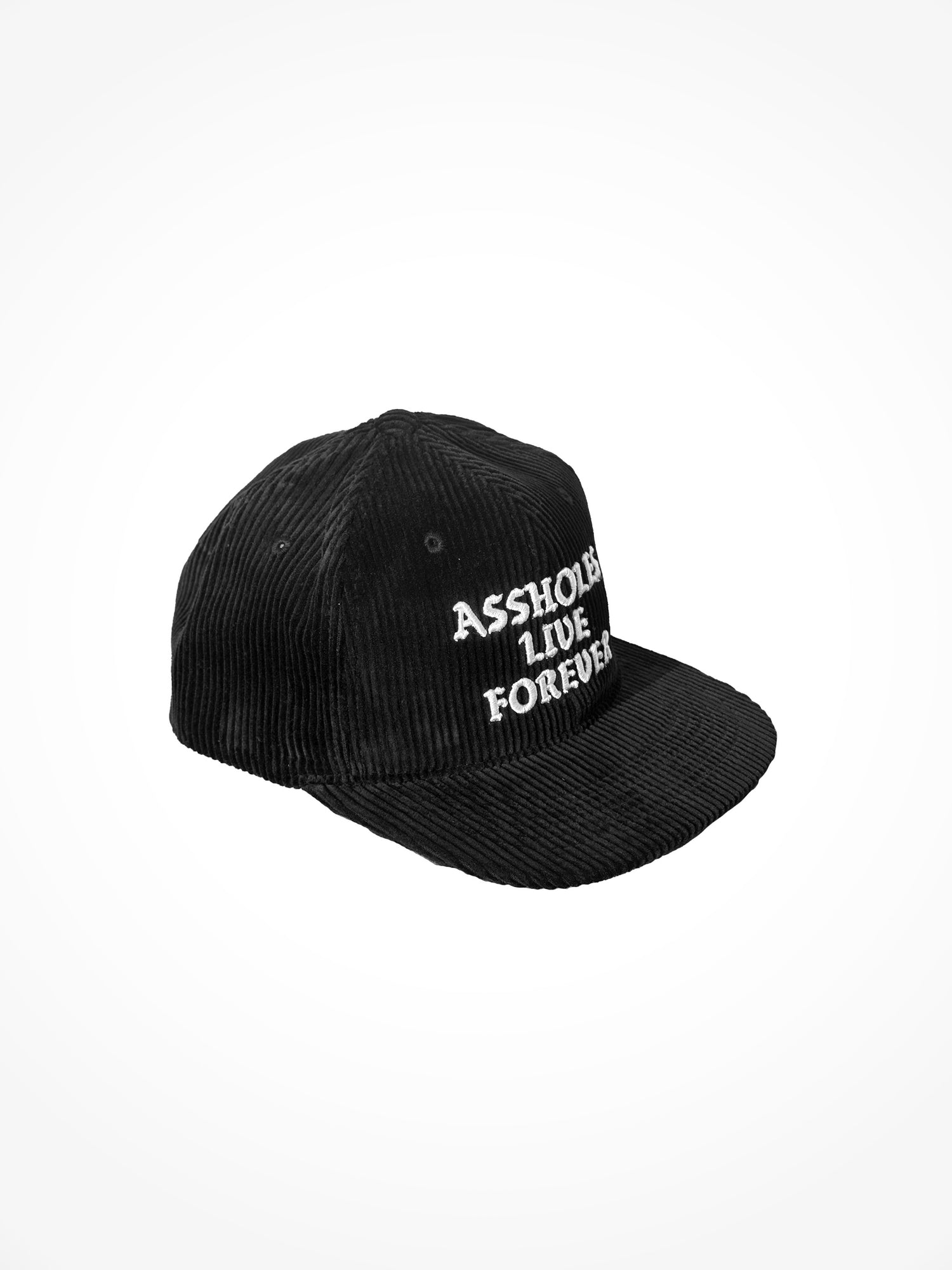 ALF 6 Panel Corduroy Snapback - Black