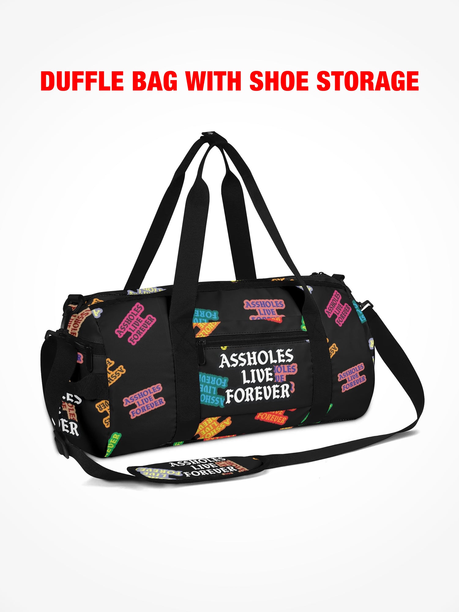 Duffle Bag - FULL OF SHIT STICKERS