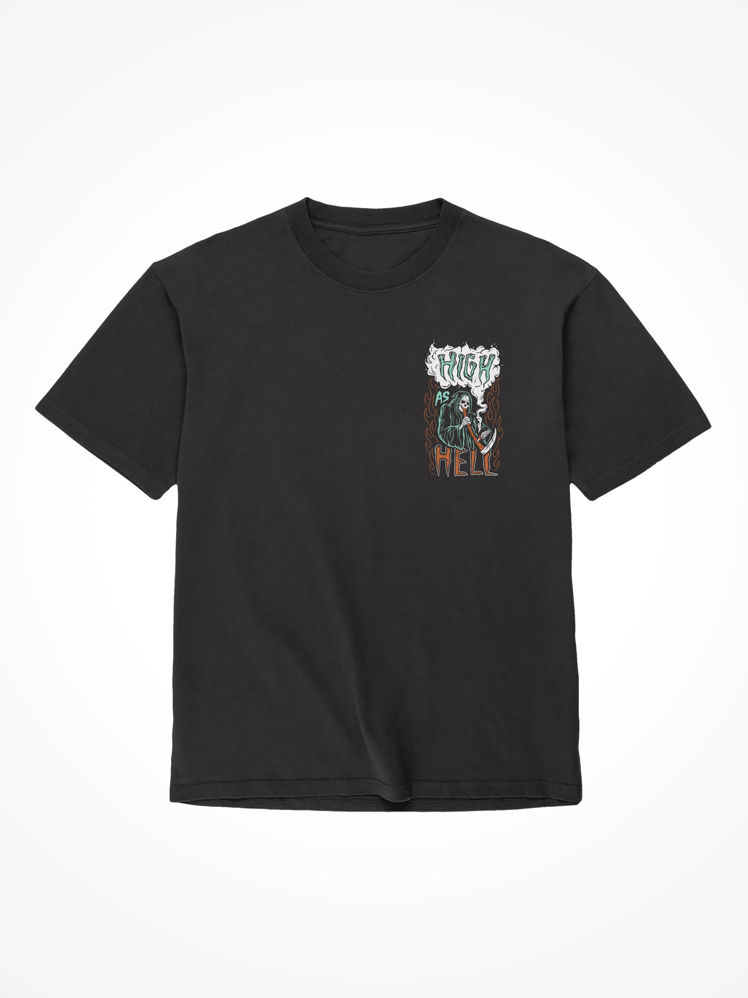 High as Hell - Black T-Shirt