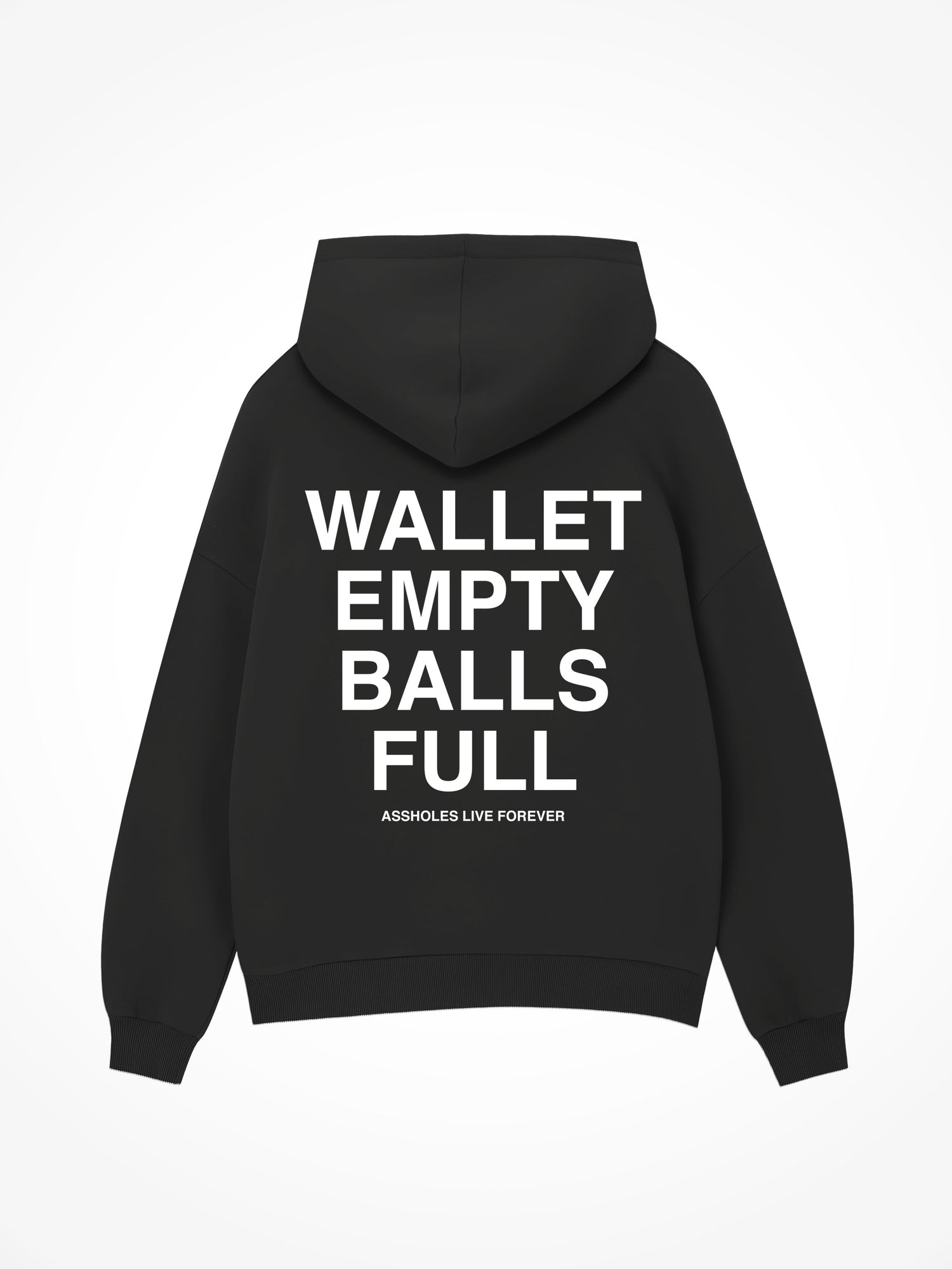 Wallet Empty - Black Hoodie