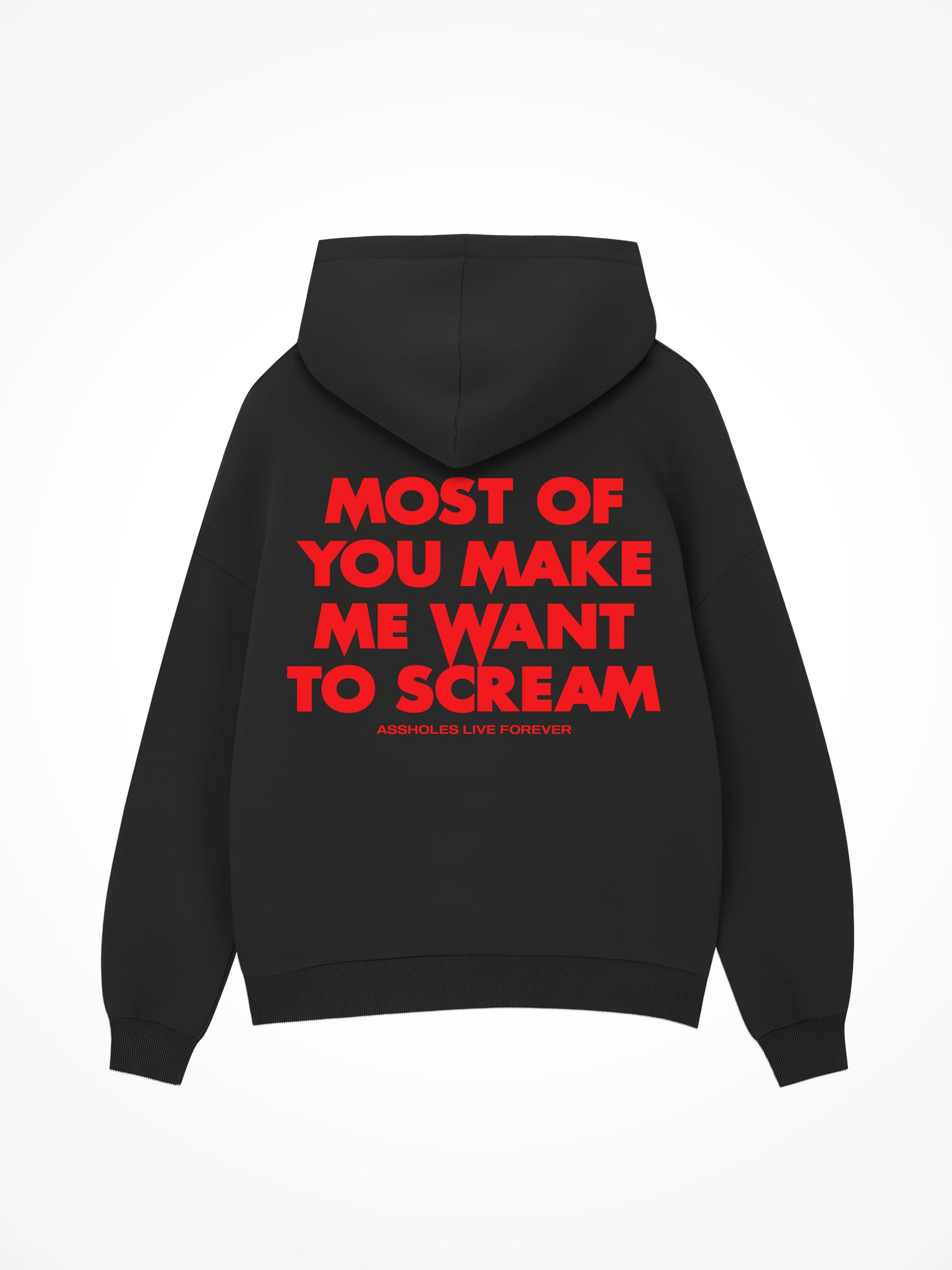 Make Me Want To Scream - Black Hoodie