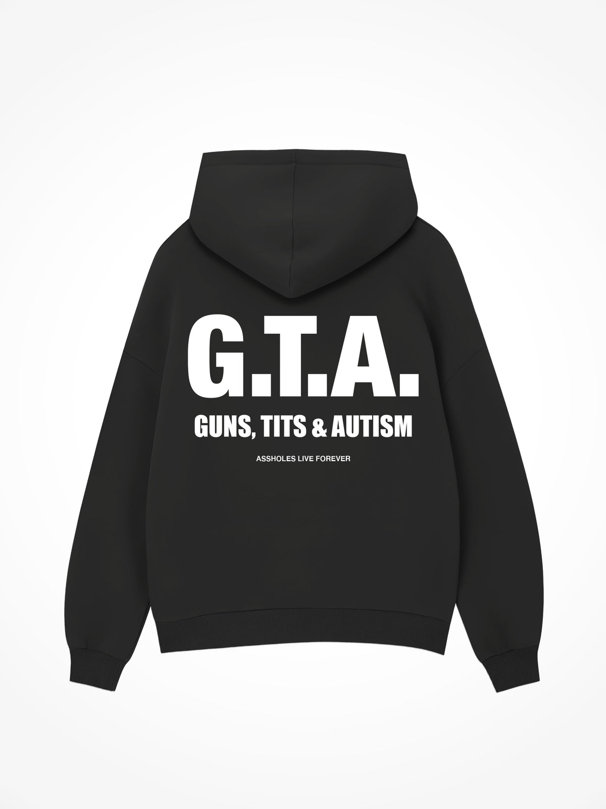 Guns Tits and Autism - Black Hoodie