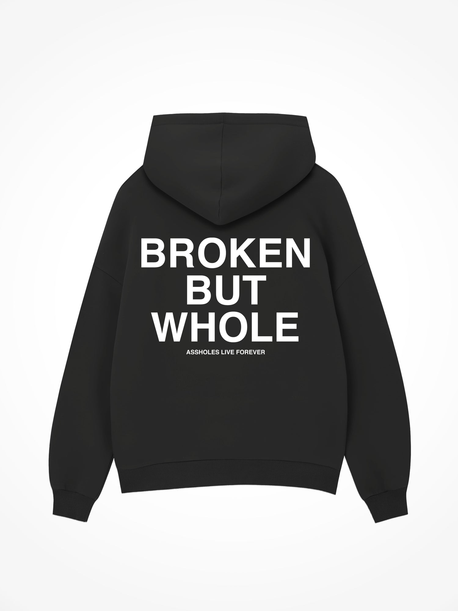 Broken But Whole - Black Hoodie