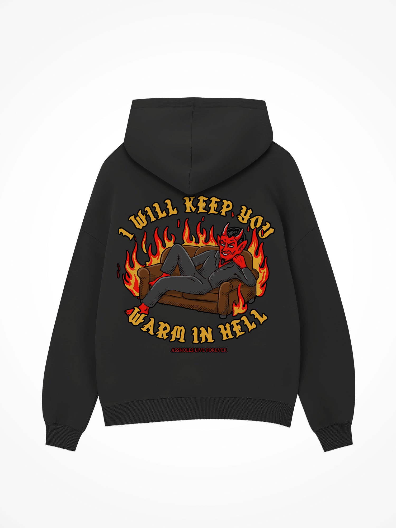 Warm in Hell - Black Hoodie