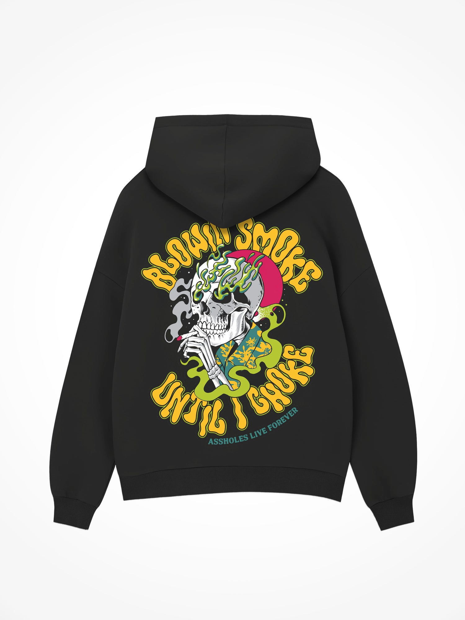 Blowin Smoke - Black Hoodie