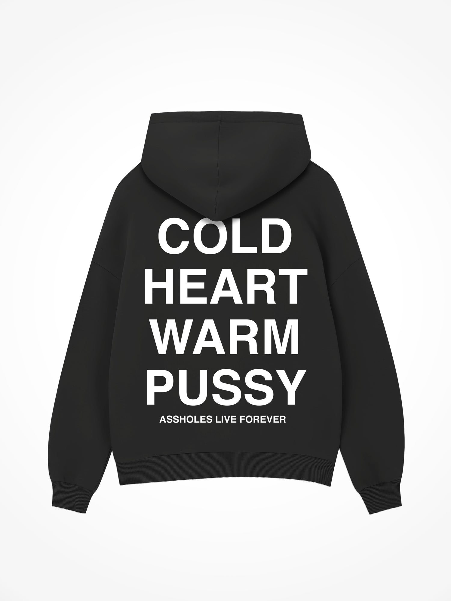 Cold Heart Warm Pussy - Black Hoodie