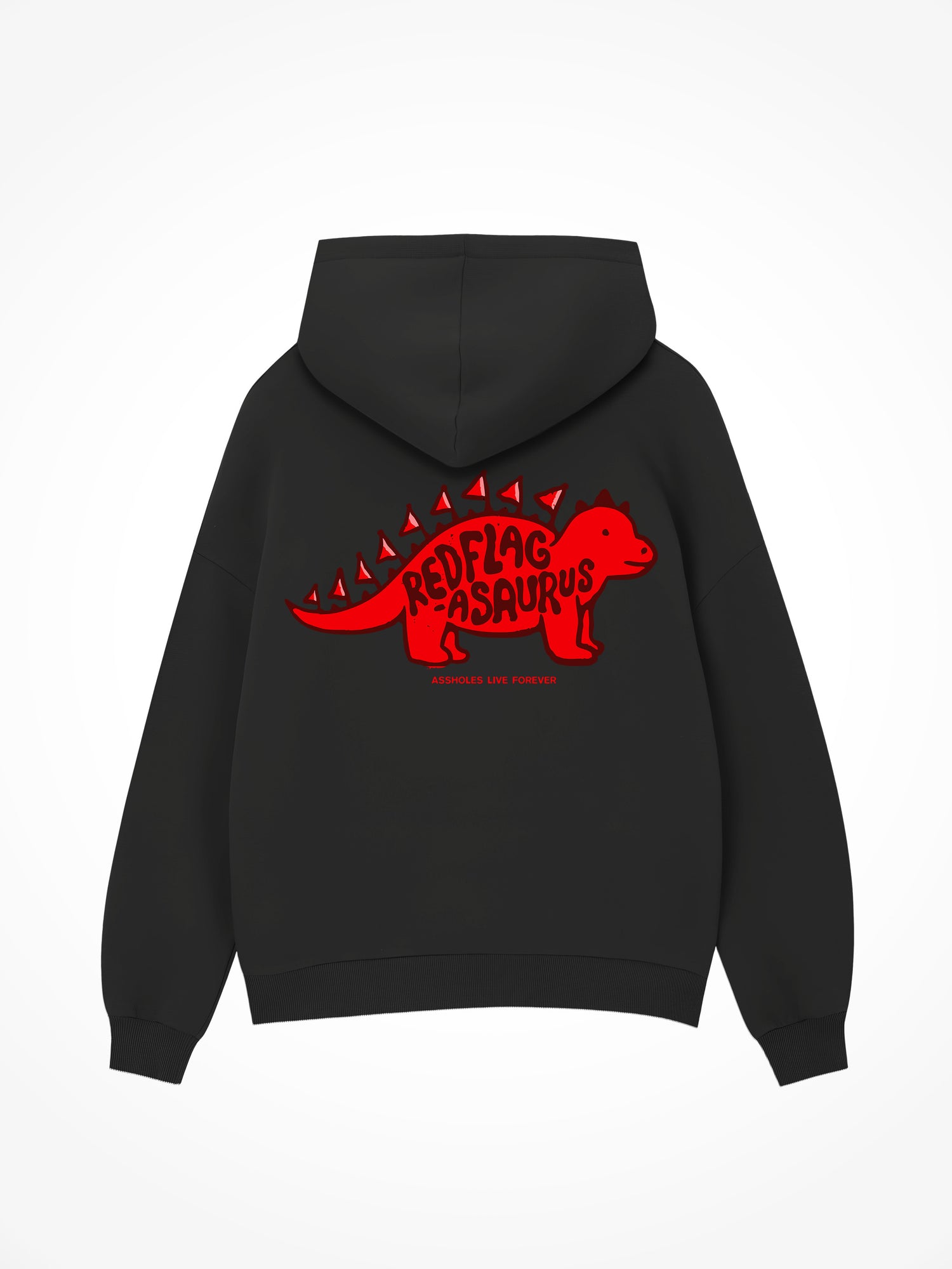 Redflagasaurus - Black Hoodie