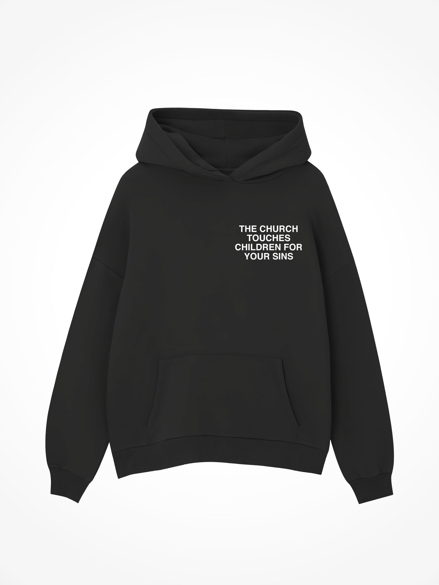 The Church Touches Children - Black Hoodie