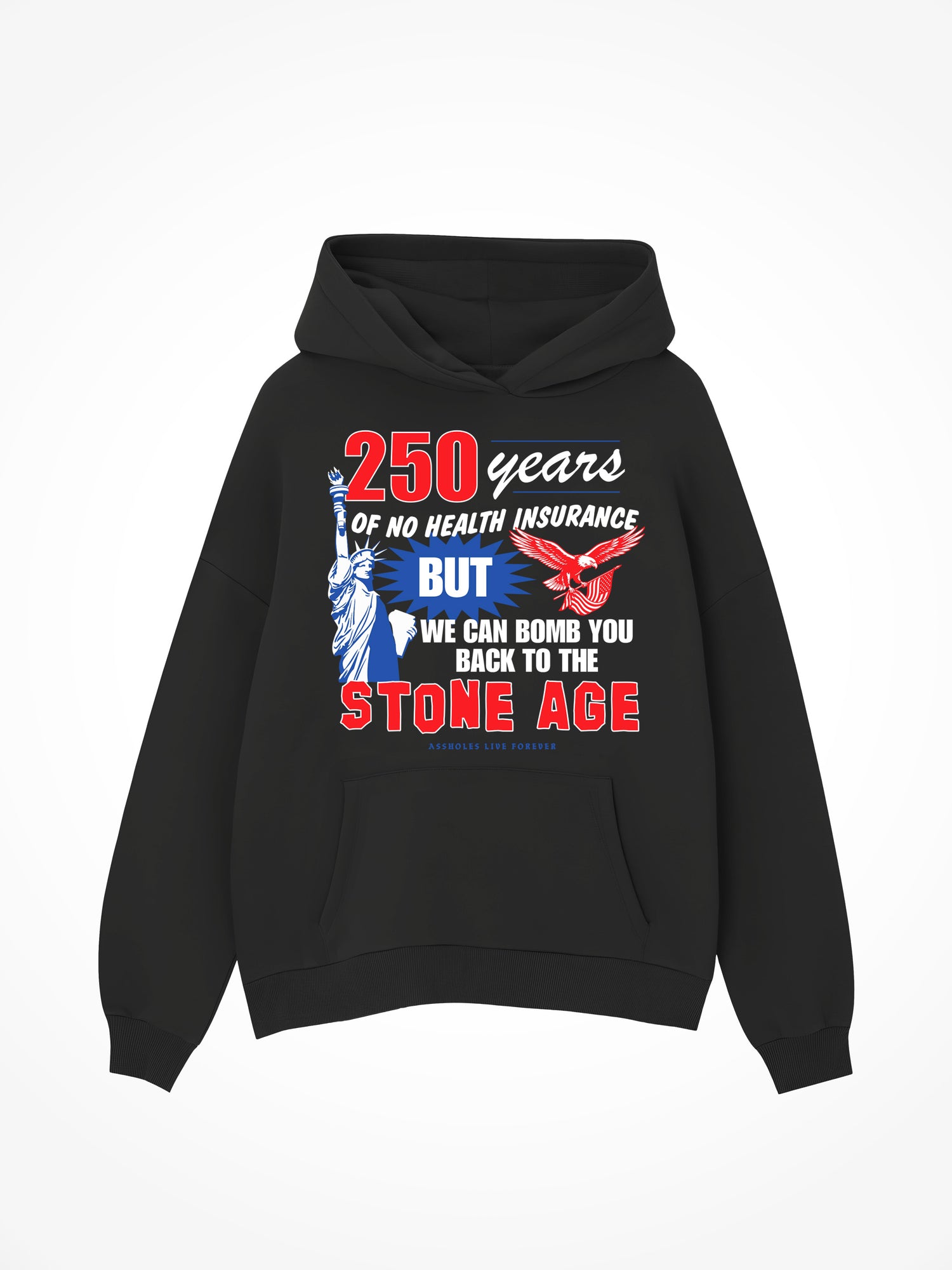 Stone Age  - Black Hoodie