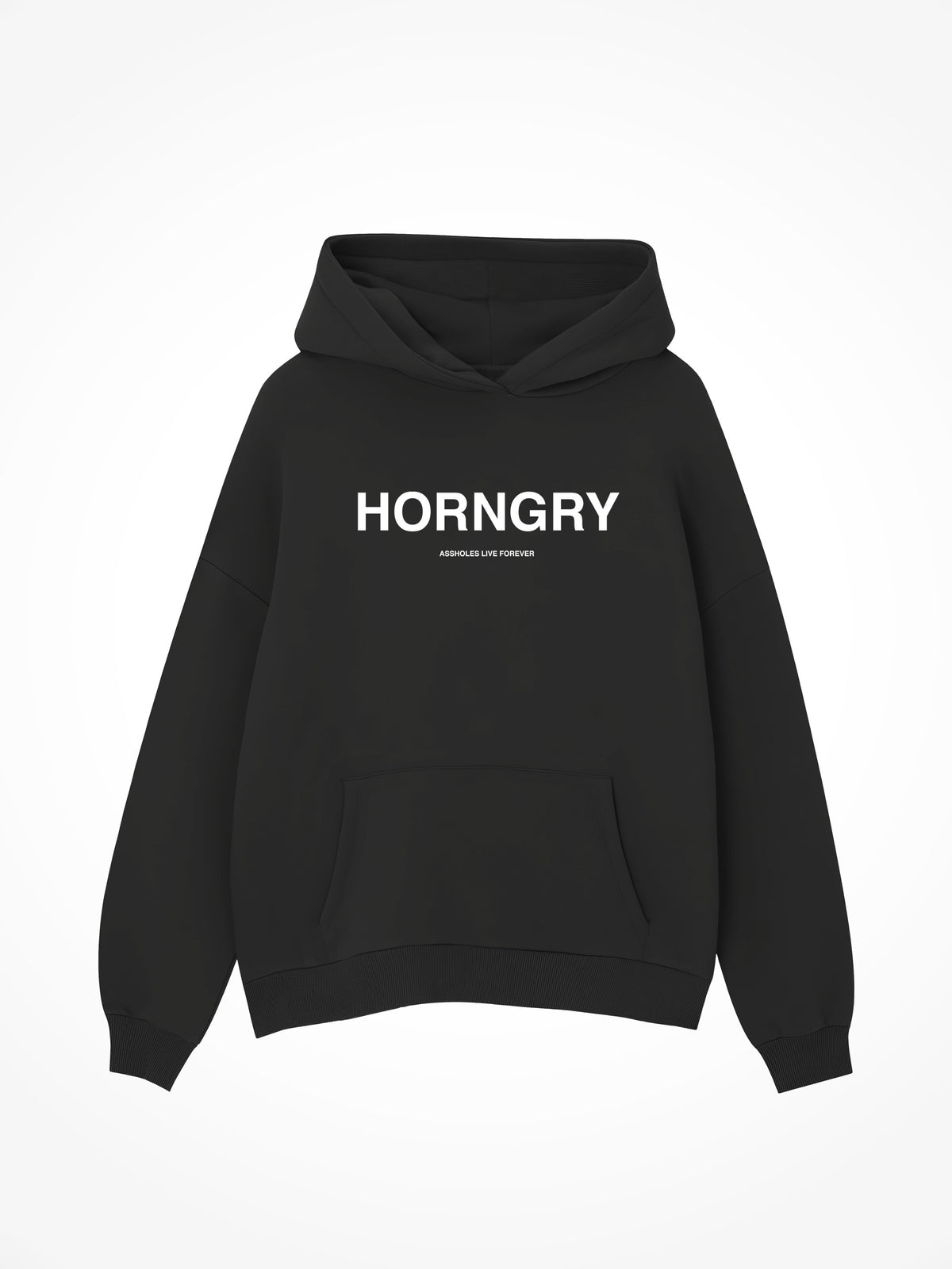 Horngry - Black Hoodie
