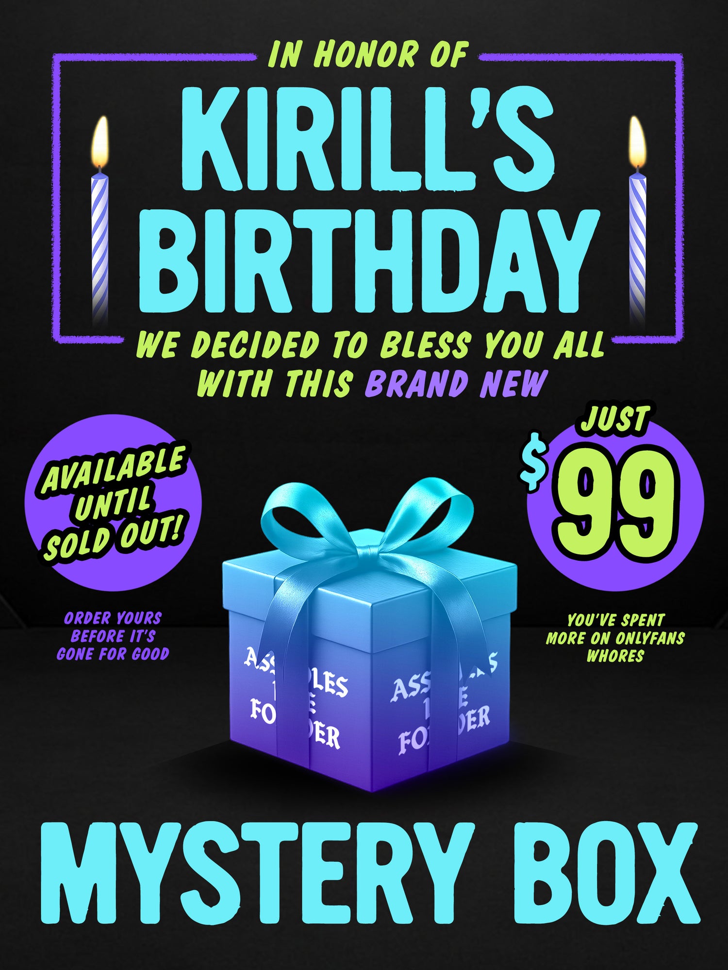 Kirill's Birthday - Mystery Box