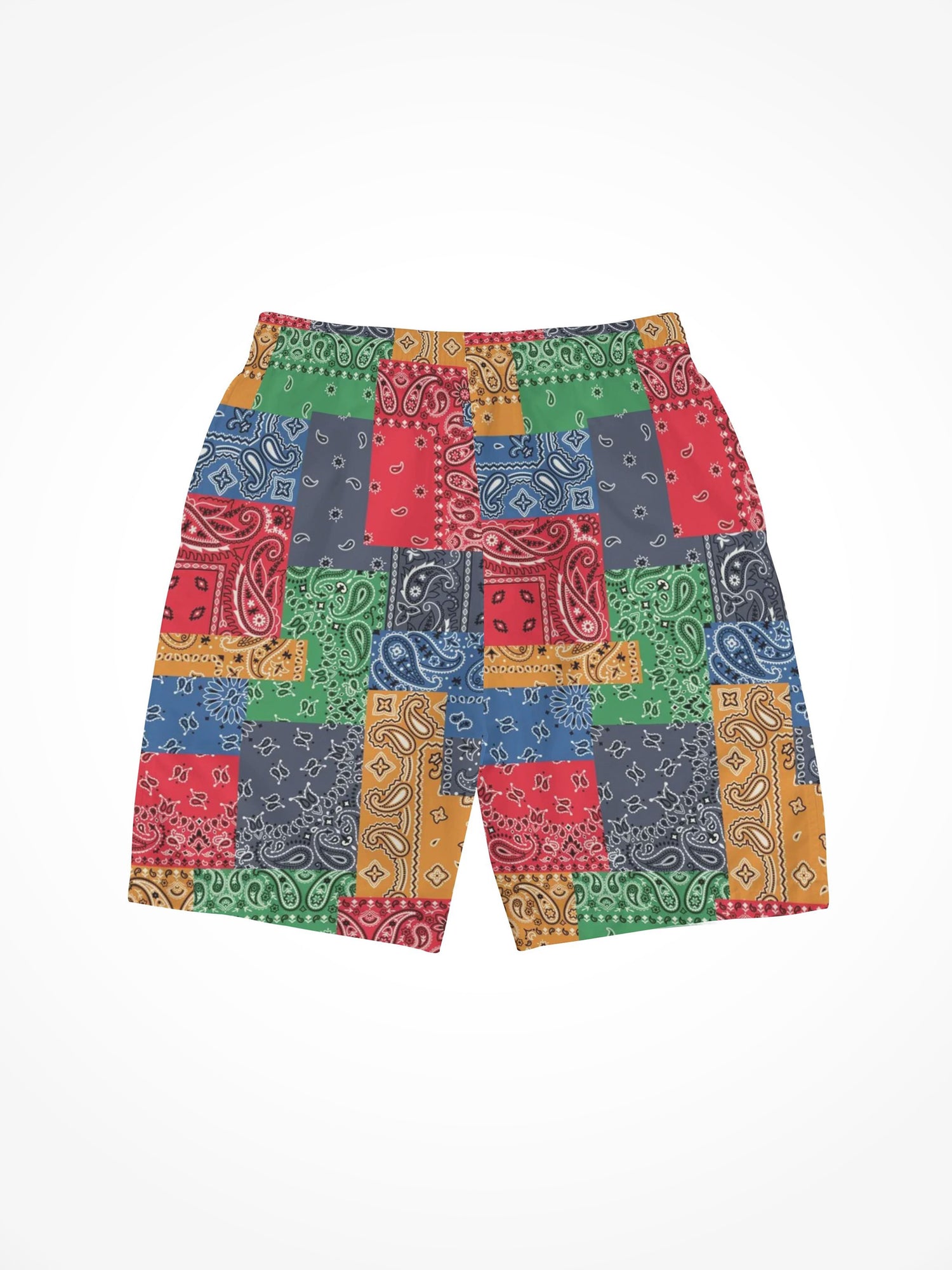Mens All Over Print Board Shorts - ALF Bandana Mash