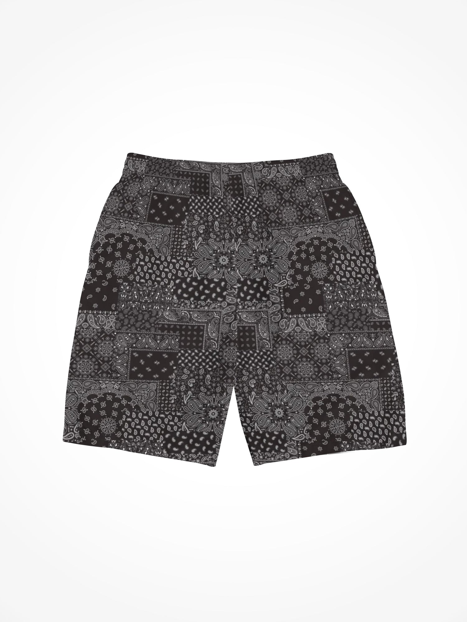 Mens All Over Print Board Shorts - ALF Grayscale Bandana
