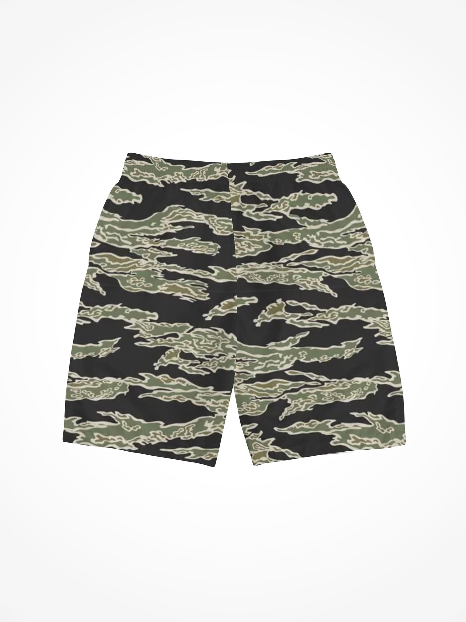 Mens All Over Print Board Shorts - ALF Tiger Camo