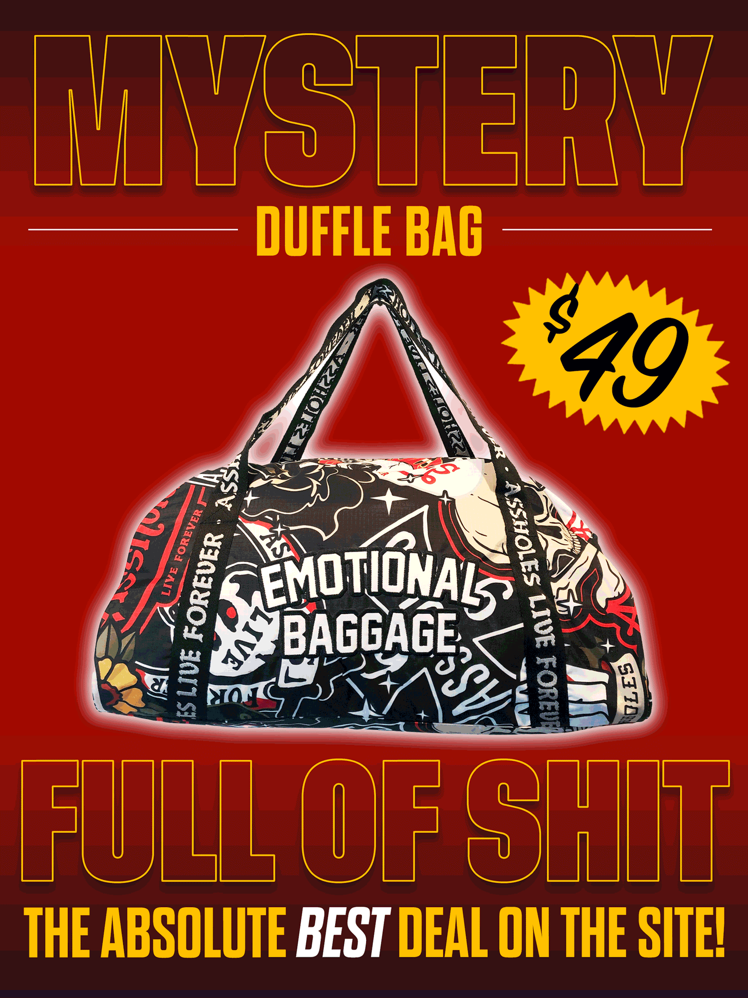 May Edition Duffle Bag Full of Stuff - Mystery Box