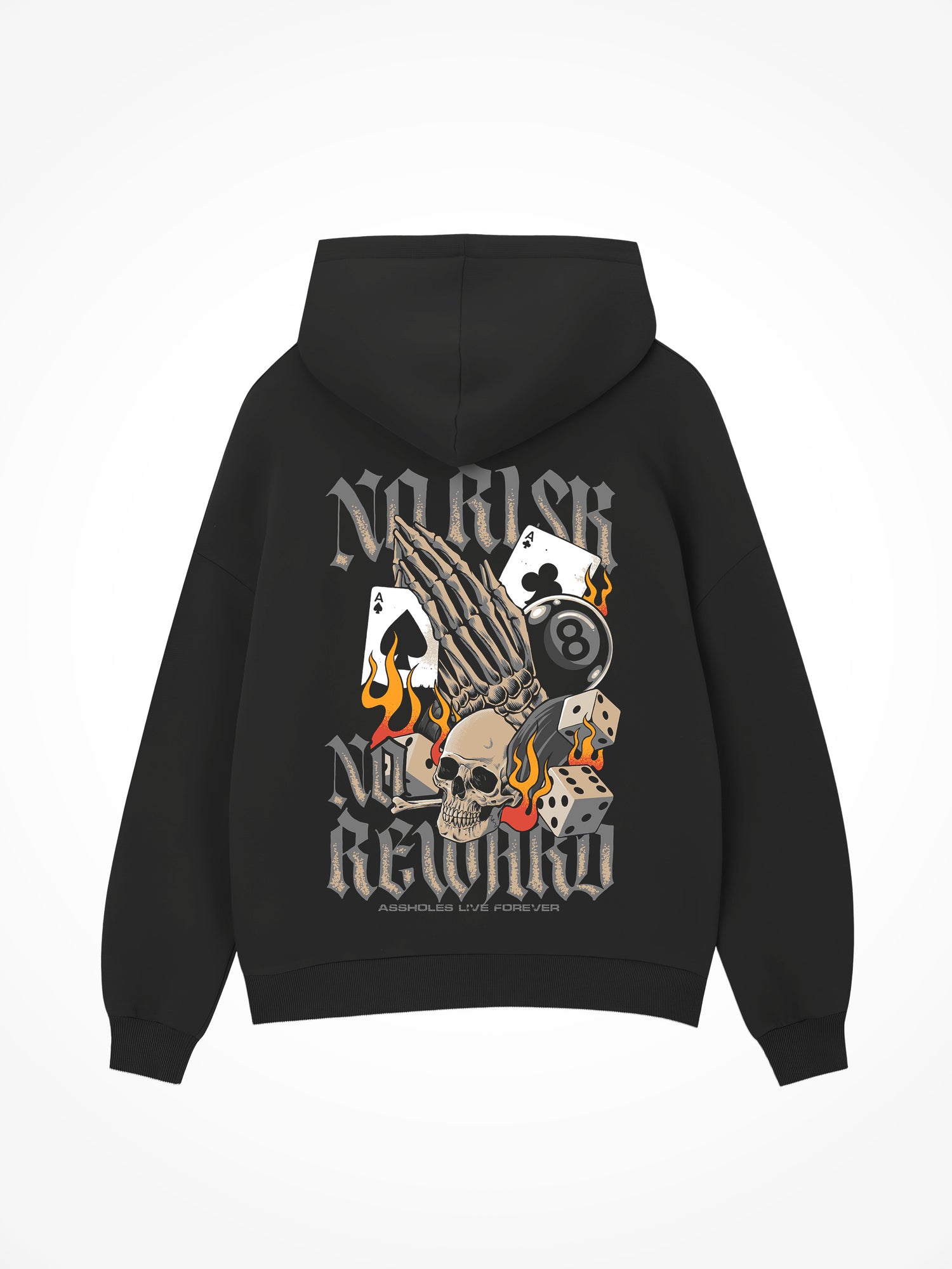No Risk No Reward - Black Hoodie