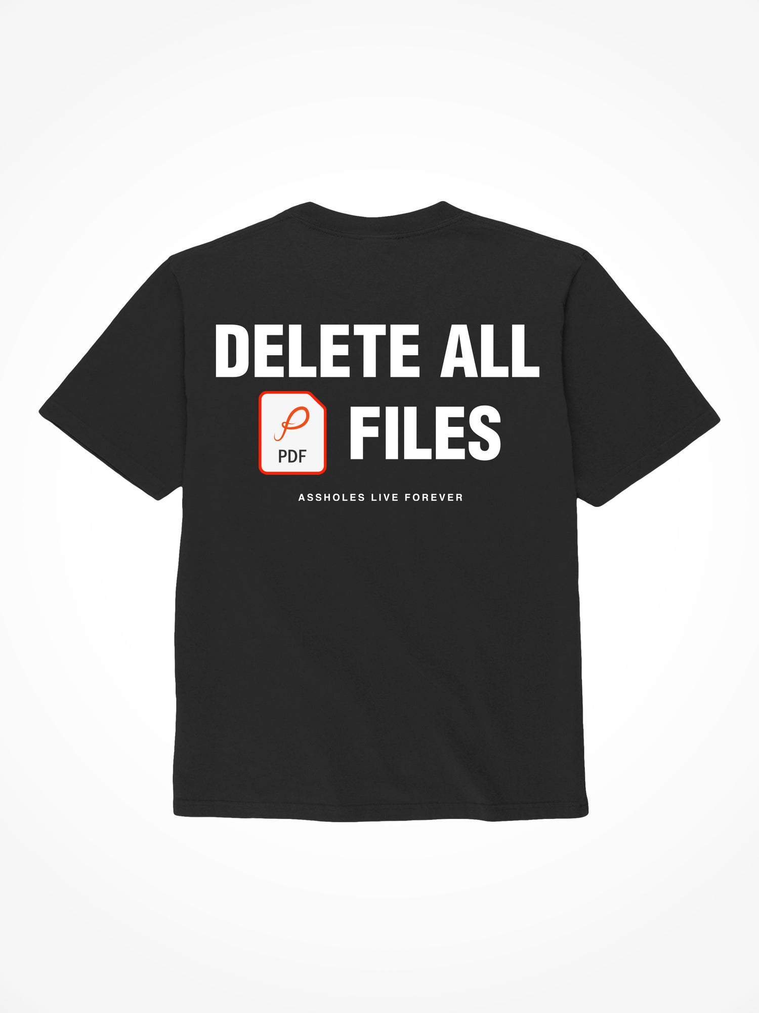 PDF Files - Black T-Shirt